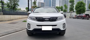 Cần bán xe Kia Sorento DATH Full máy dầu năm sản xuất 2019, màu trắng, giá chỉ 590 triệu