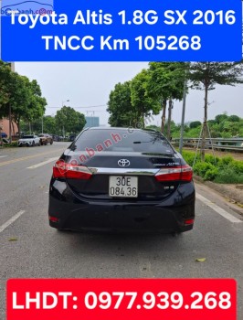 Bán ô tô Toyota Corolla altis 1.8G AT - 2016 - xe cũ