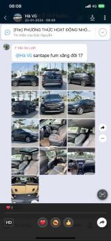 BÁN HYUNDAI SANTAFE 2017 – BẢN FULL XĂNG – XE CHÍNH CHỦ!