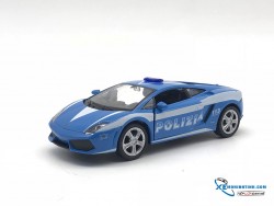 Lamborghini Gallardo LP560-4 Police WELLY 1:36 (Xanh)