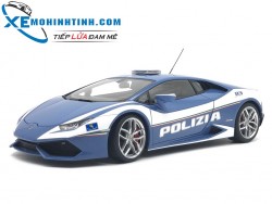 Lamborghini Huracan LP610 Police Car Autoart 1:18 (Xanh)