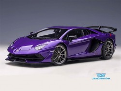 Xe Mô Hình Lamborghini Aventador SVJ 1:18 AUTOart ( Tím )