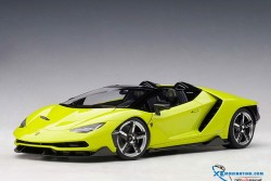Xe Mô Hình Lamborghini Centenario Roadster  1:18 Autoart ( Xanh Lá Mạ )