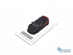 Xe Mô Hình LB-Performance Lamborghini Huracan Yezzy 1:64 Liberty Walk ( Đen nhám / Đỏ )