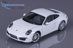 Xe Mô Hình Porsche 911 Carrera S 1:18 Welly (Trắng)