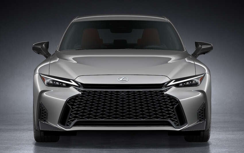 Lexus IS 2026 facelift trình làng: Ngoại thất hầm hố, nội thất 12,3 inch, có bản hybrid