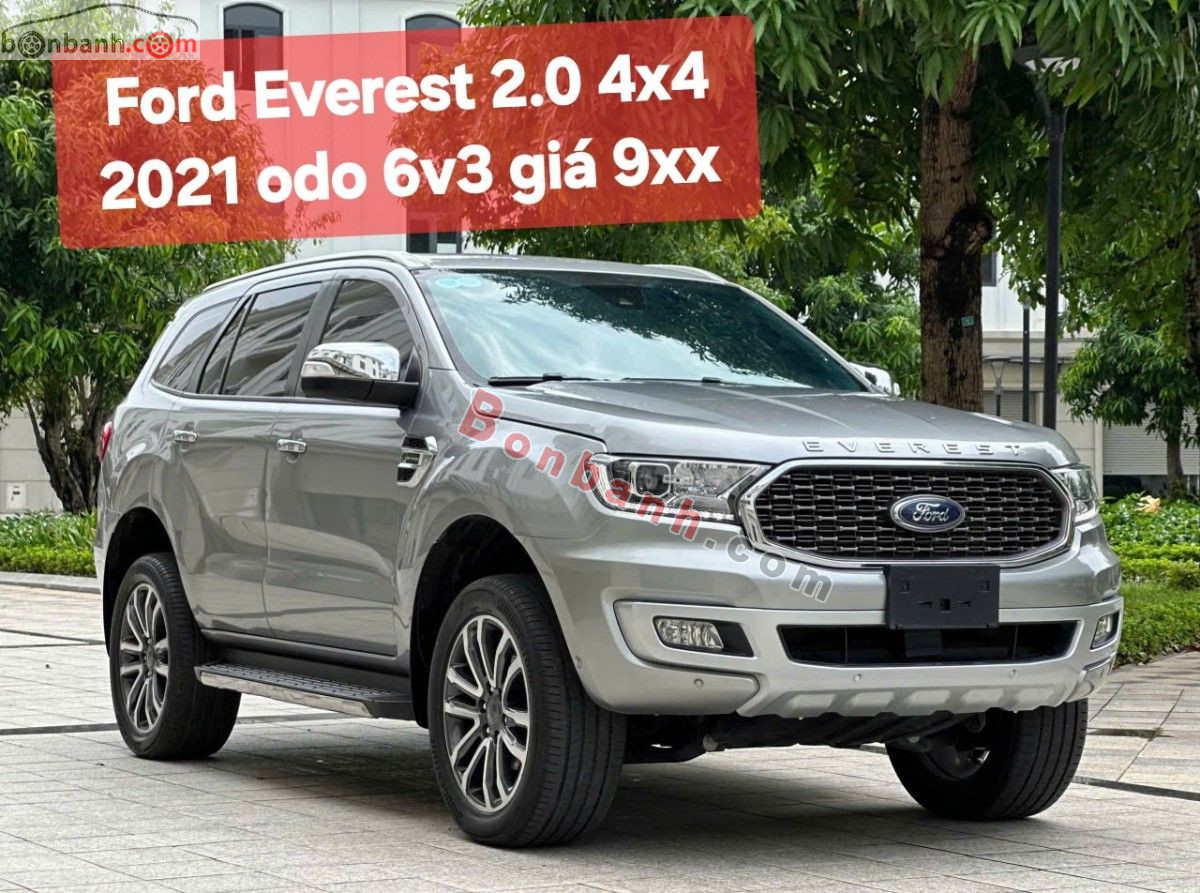 Bán ô tô Ford Everest Titanium 2.0L 4x4 AT - 2021 - xe cũ