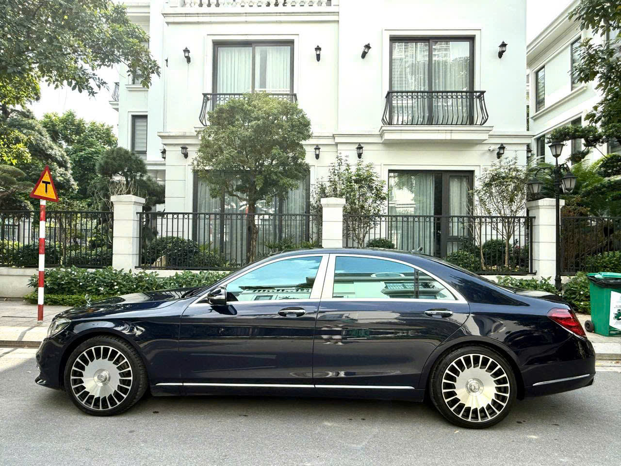 Hàng hiếm s450 L màu xanh cavansite nội thất kem sx 2017