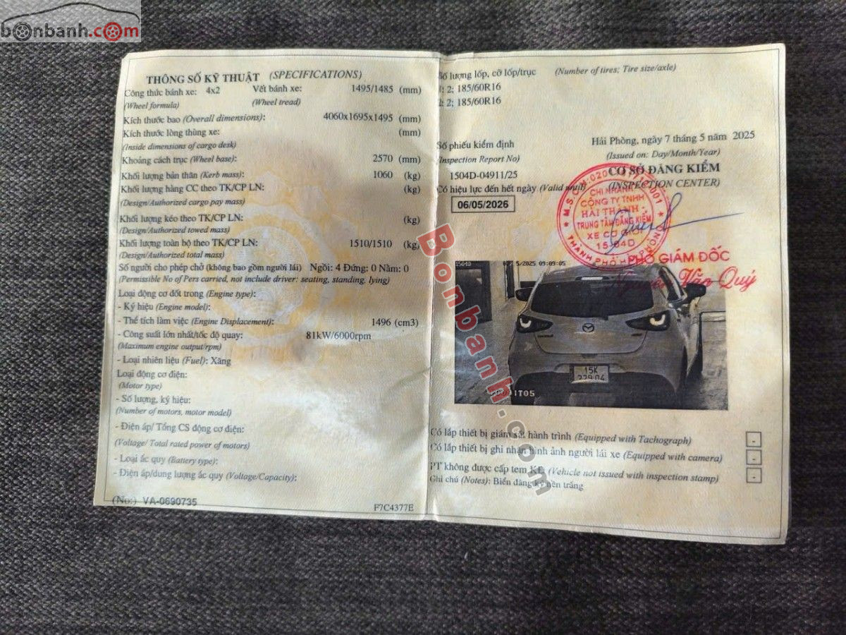 Bán ô tô Mazda 2 1.5 AT - 2016 - xe cũ