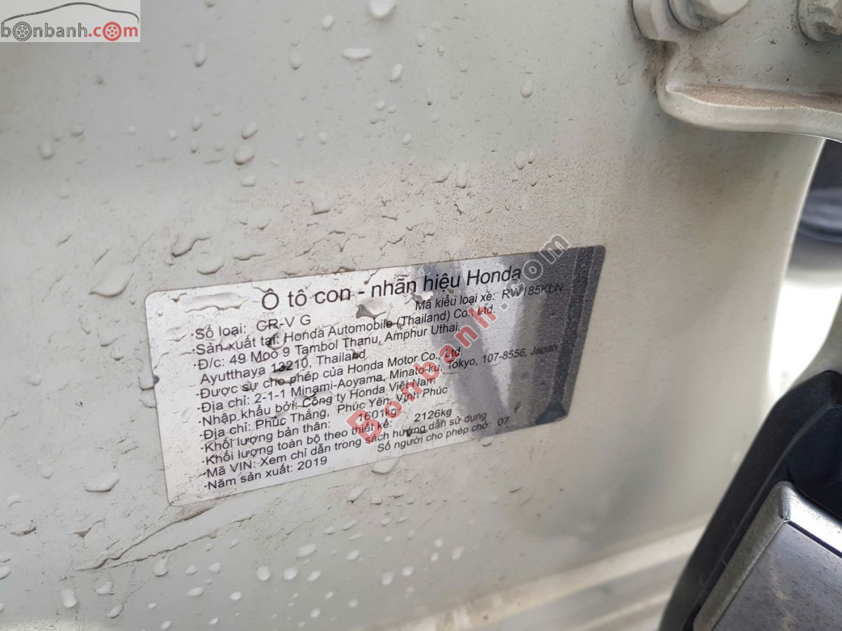 Bán ô tô Honda CRV G - 2019 - xe cũ