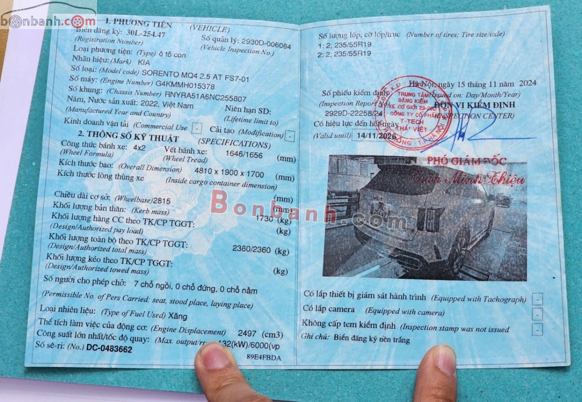 Bán ô tô Kia Sorento Premium 2.5 AT - 2022 - xe cũ