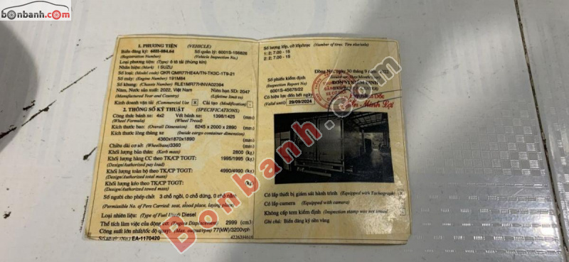 Bán ô tô Isuzu QKR - 2022 - xe cũ