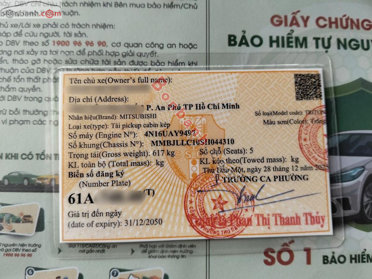 Bán ô tô Mitsubishi Triton Athlete 4WD AT - 2025 - xe cũ