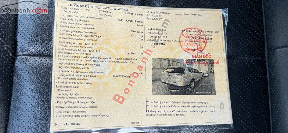 Bán ô tô Nissan X trail 2.0 2WD - 2016 - xe cũ