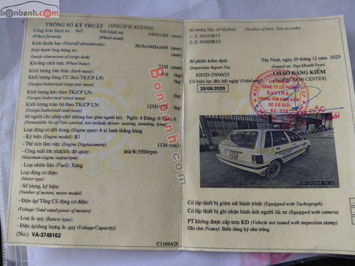 Bán ô tô Kia Pride CD5 - 2001 - xe cũ