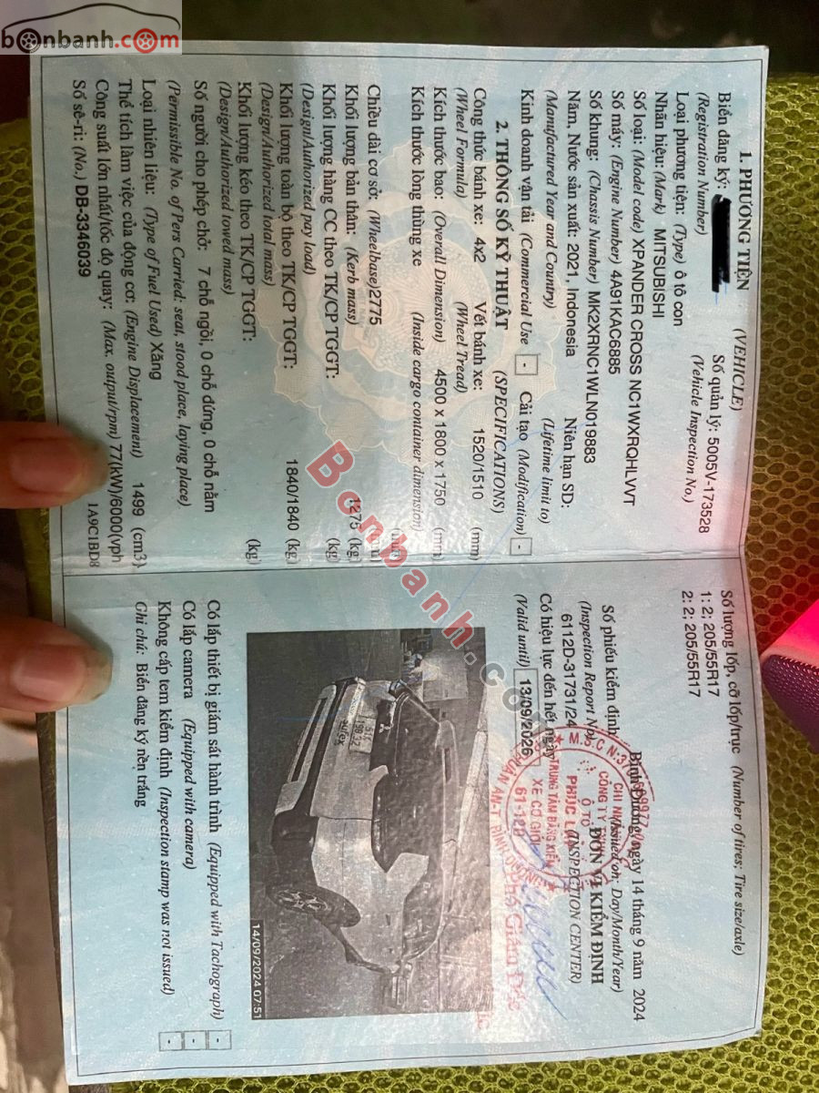 Bán ô tô Mitsubishi Xpander 1.5 AT - 2022 - xe cũ