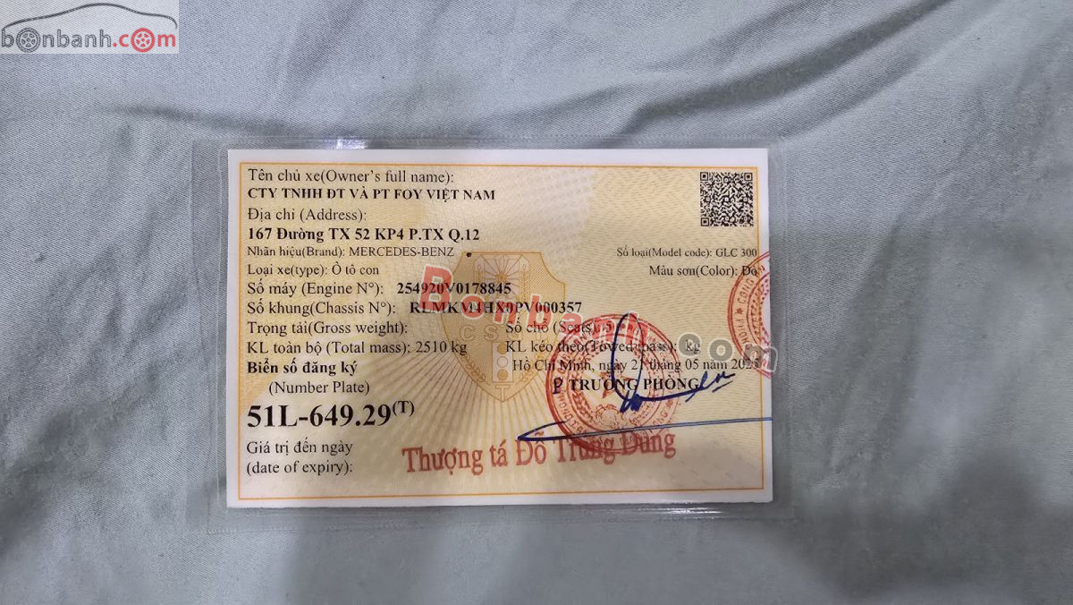 Bán ô tô Mercedes Benz GLC 300 4Matic - 2023 - xe cũ