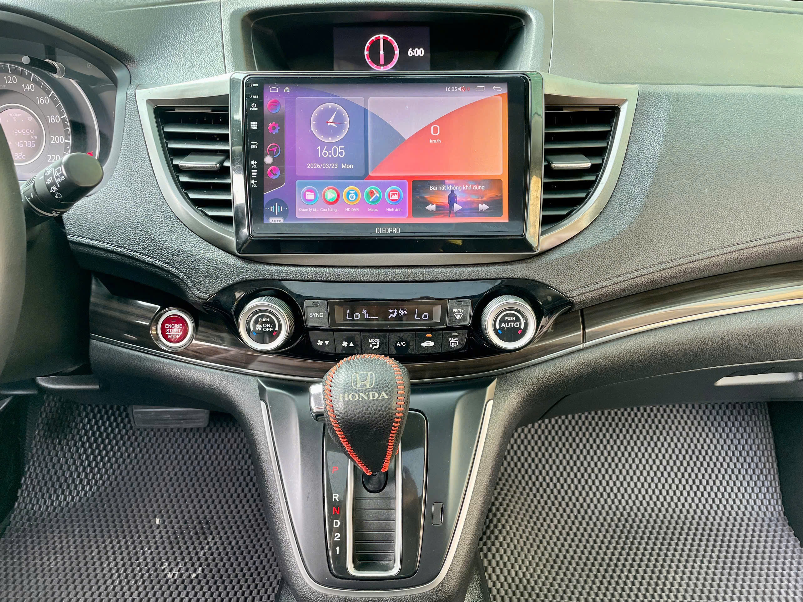 Bán xe Honda CR V 2.4 AT năm sản xuất 2016, màu đen, nhập khẩu, 490tr