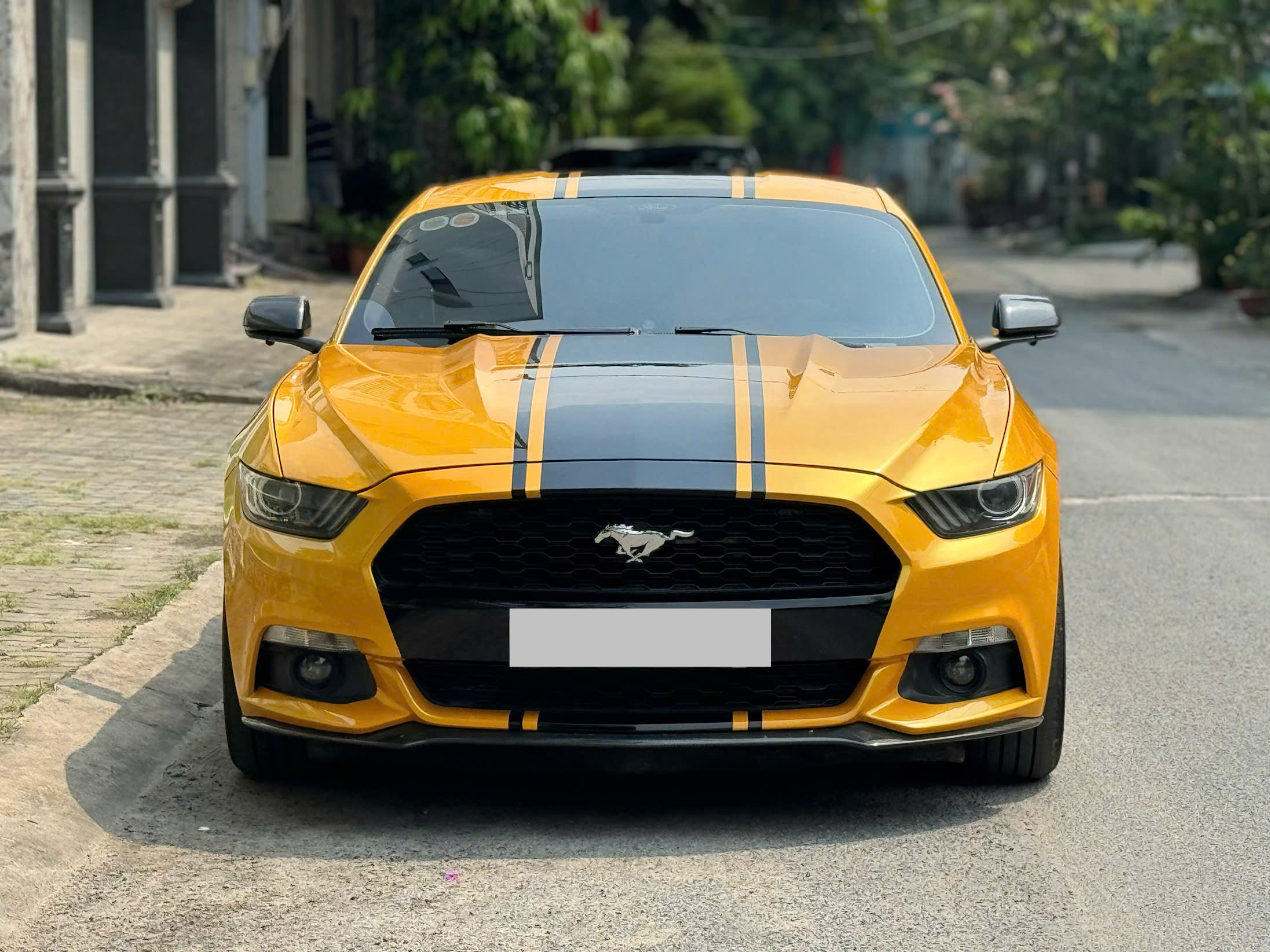 Cần bán xe Ford Mustang Ecoboost sản xuất 2015, màu vàng, nhập khẩu, 1.22 tỉ
