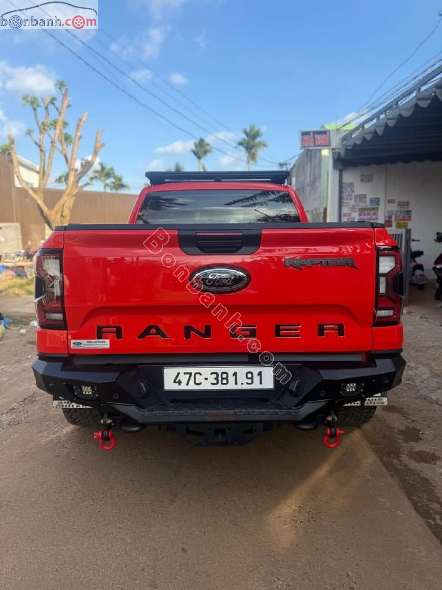 Bán ô tô Ford Ranger Raptor 2.0L 4x4 AT - 2024 - xe cũ
