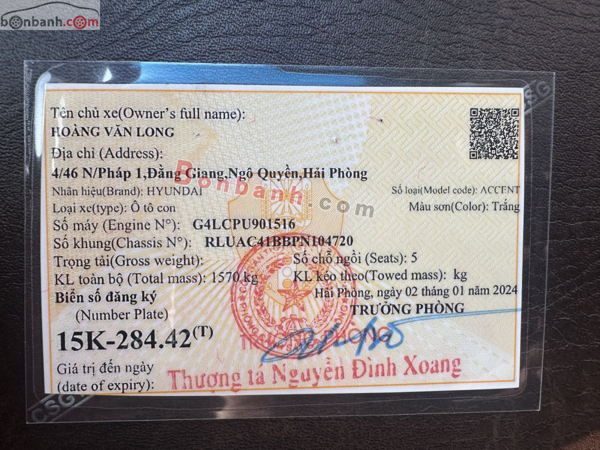 Bán ô tô Hyundai Accent 1.4 AT - 2024 - xe cũ