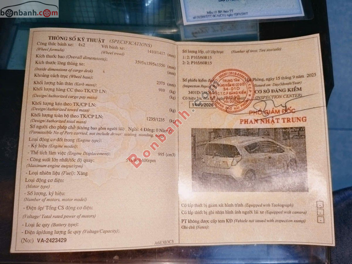 Bán ô tô Daewoo Matiz Groove 1.0 AT - 2009 - xe cũ