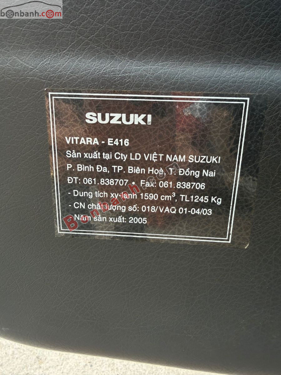 Bán ô tô Suzuki Vitara JLX - 2005 - xe cũ
