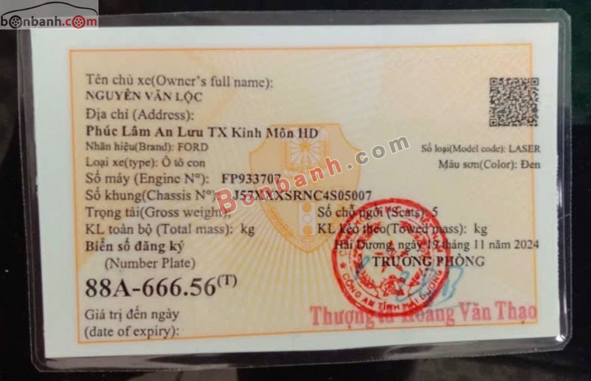 Bán ô tô Ford Laser GHIA 1.8 AT - 2004 - xe cũ