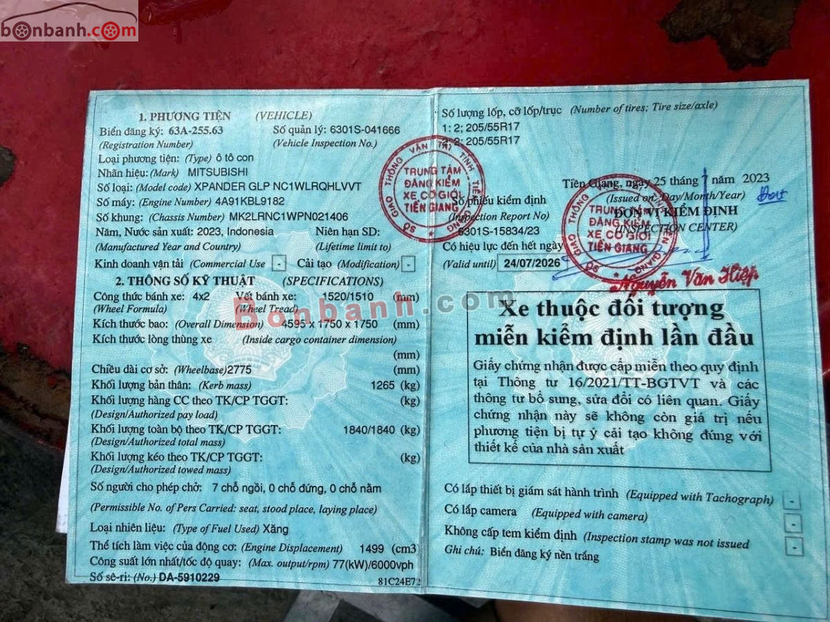 Bán ô tô Mitsubishi Xpander Premium 1.5 AT - 2023 - xe cũ