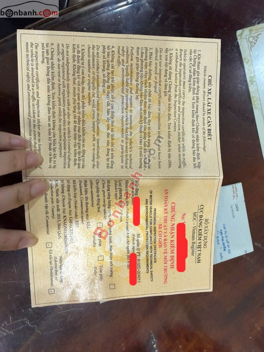 Bán ô tô Kia Rio 1.4 AT - 2013 - xe cũ