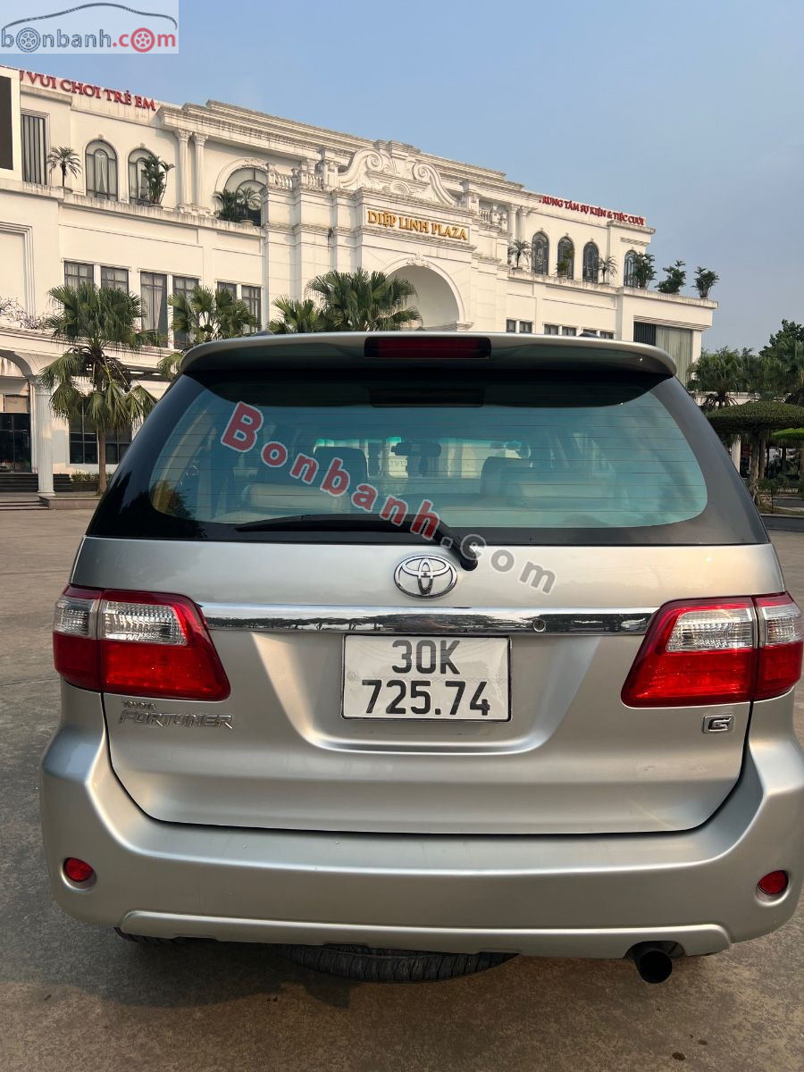 Bán ô tô Toyota Fortuner 2.5G - 2009 - xe cũ