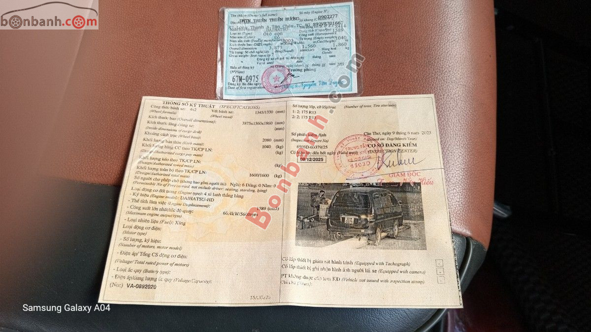 Bán ô tô Daihatsu Citivan 1.6 MT - 2004 - xe cũ