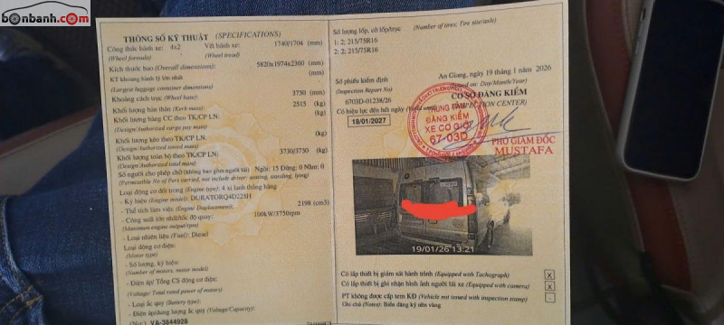 Bán ô tô Ford Transit Tiêu chuẩn - 2024 - xe cũ