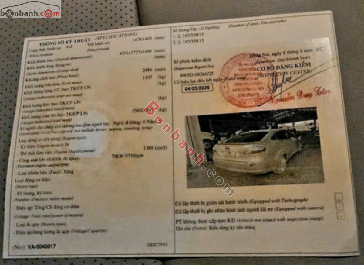 Bán ô tô Ford Fiesta 1.4 MT - 2011 - xe cũ