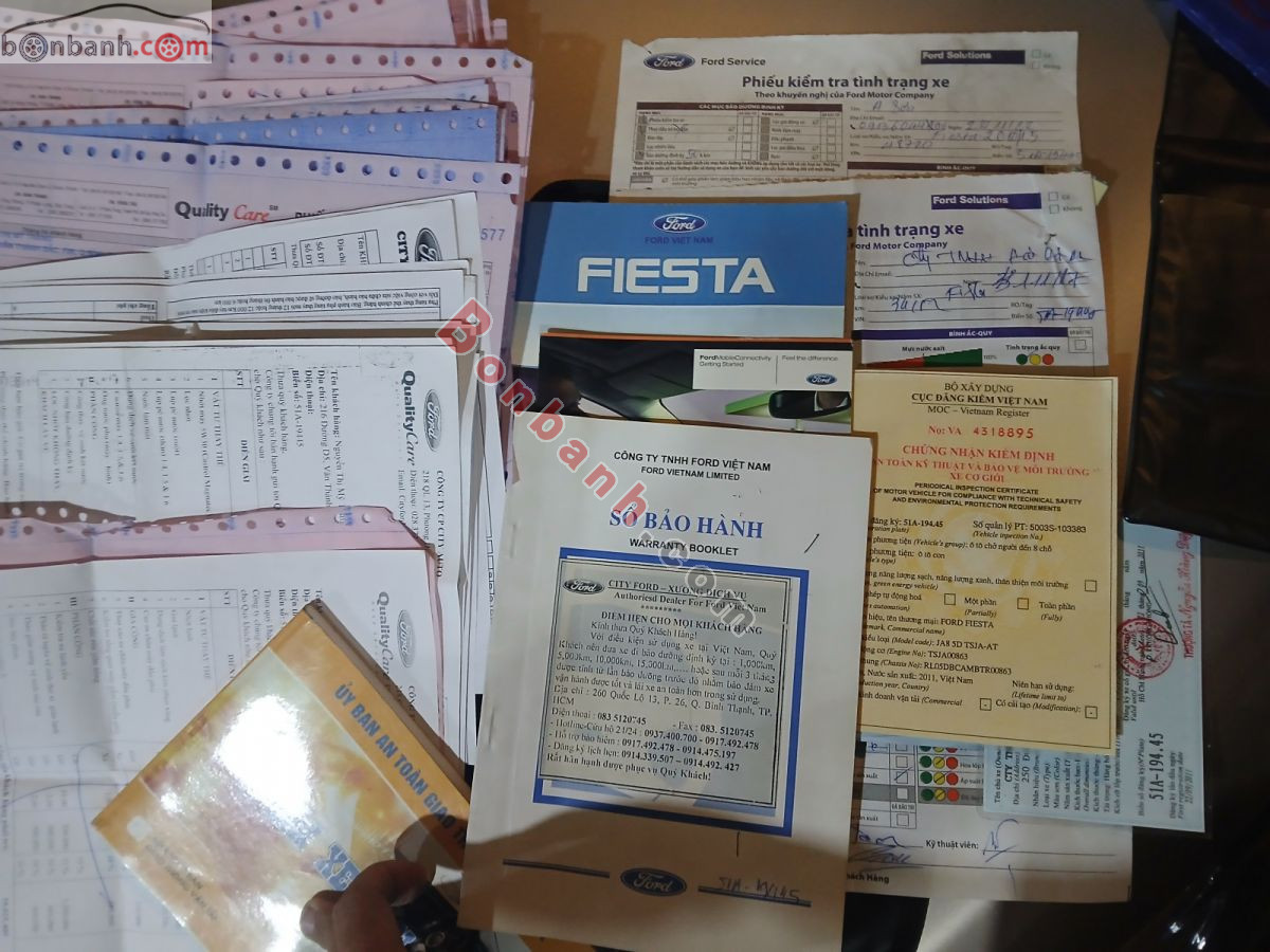 Bán ô tô Ford Fiesta S 1.6 AT - 2011 - xe cũ