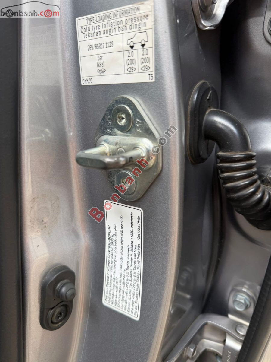 Bán ô tô Toyota Fortuner 2.4G 4x2 MT - 2017 - xe cũ