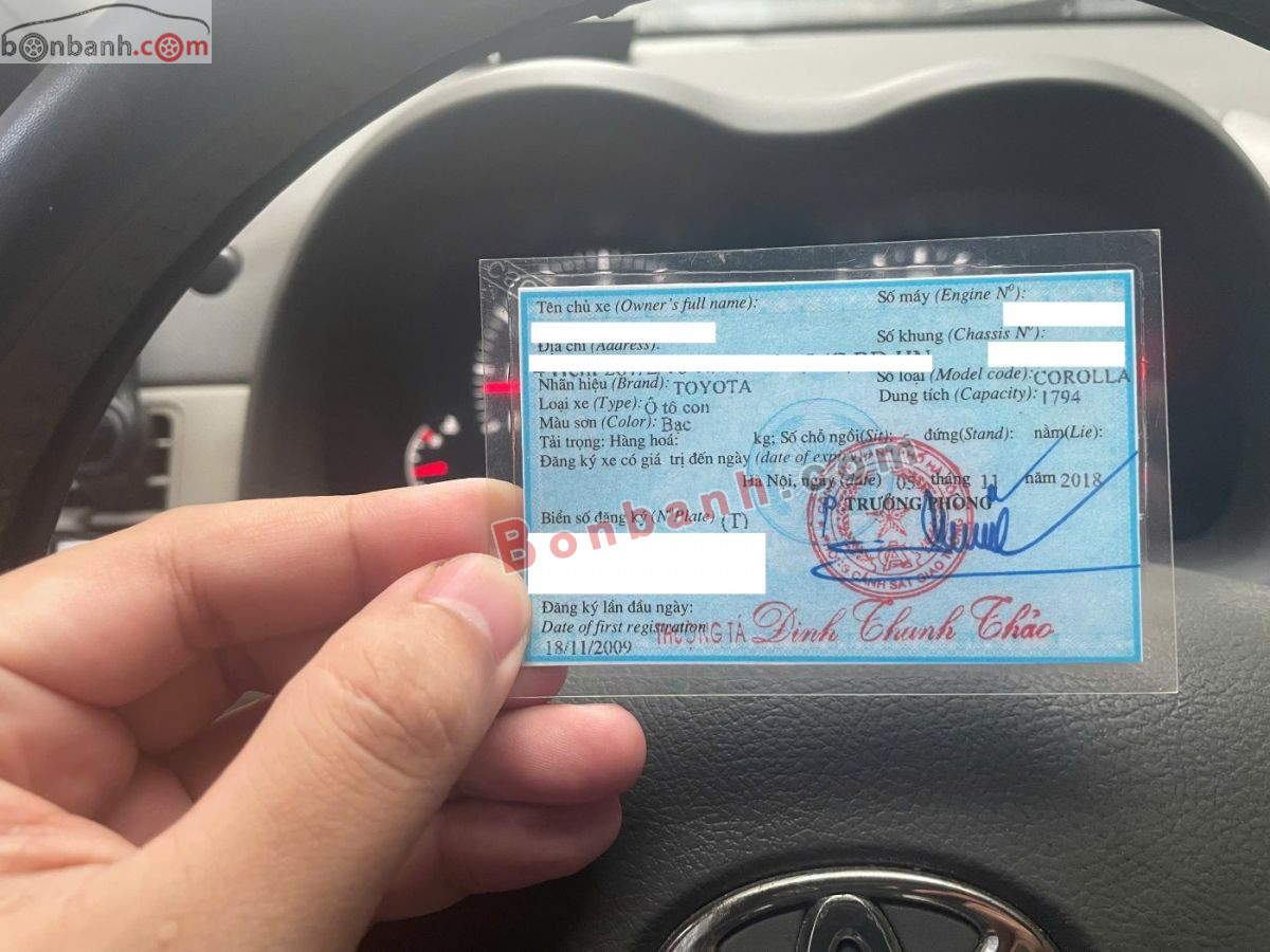 Bán ô tô Toyota Corolla altis 1.8G AT - 2010 - xe cũ