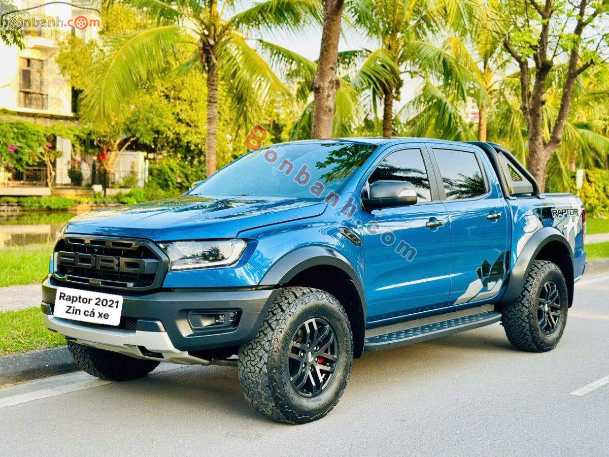 Bán ô tô Ford Ranger Raptor 2.0L 4x4 AT - 2021 - xe cũ