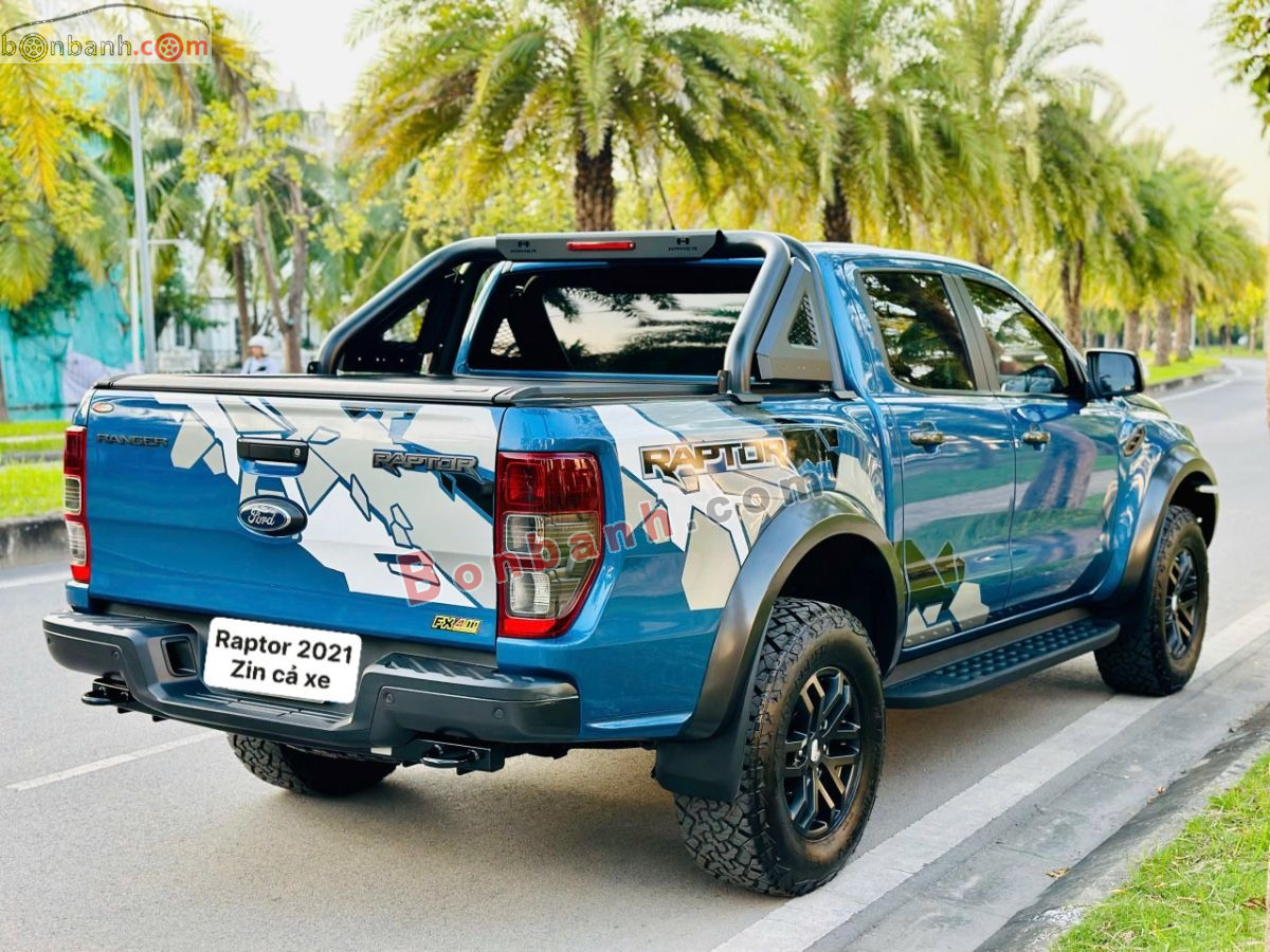 Bán ô tô Ford Ranger Raptor 2.0L 4x4 AT - 2021 - xe cũ