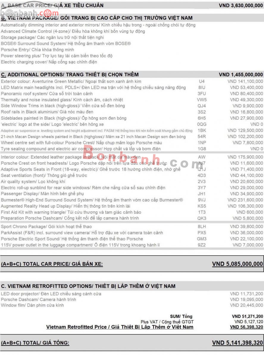 Bán ô tô Porsche Macan 4 EV - 2024 - xe cũ