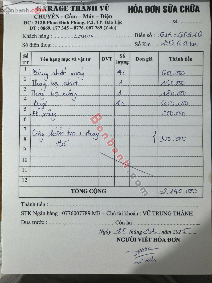 Bán ô tô Daewoo Lanos 1.5 MT - 2003 - xe cũ