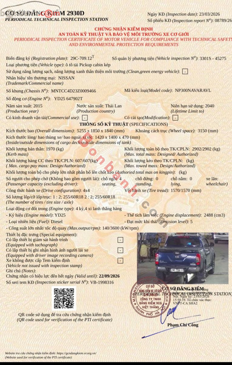 Bán ô tô Nissan Navara VL 2.5 AT 4WD - 2015 - xe cũ