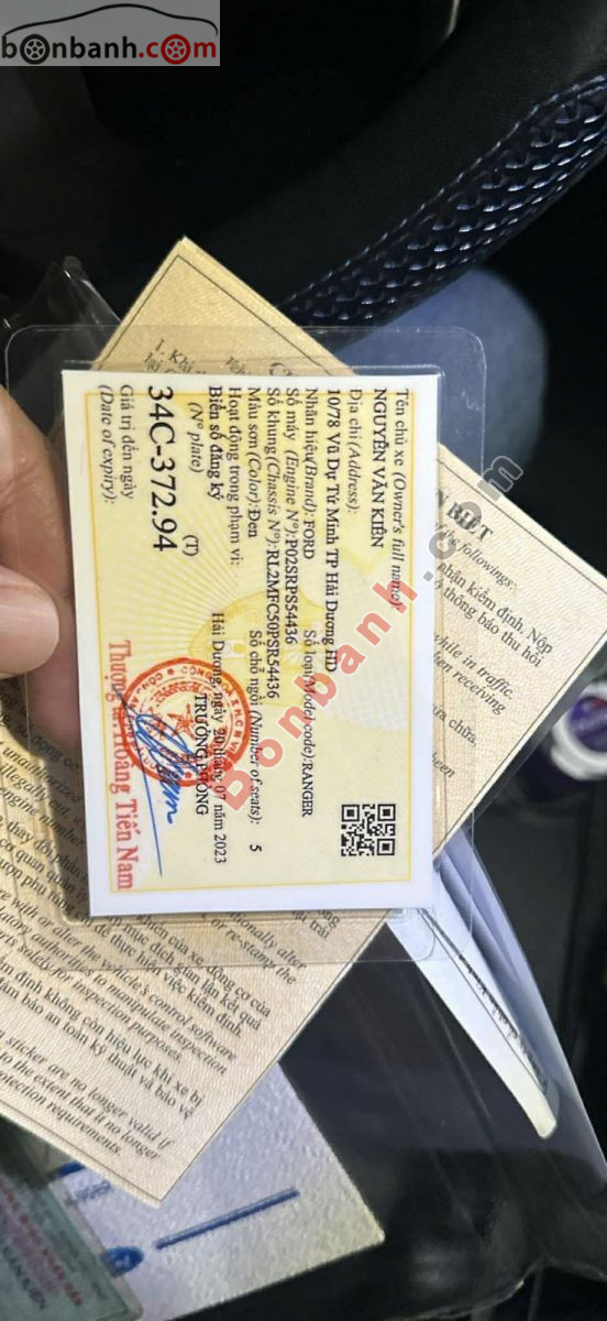 Bán ô tô Ford Ranger XLS 2.0L 4x2 AT - 2023 - xe cũ