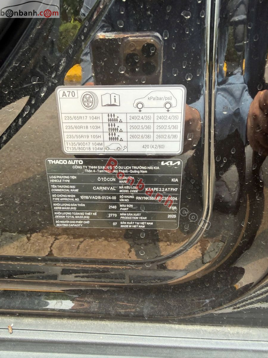 Bán ô tô Kia Carnival Signature 2.2D - 2025 - xe cũ
