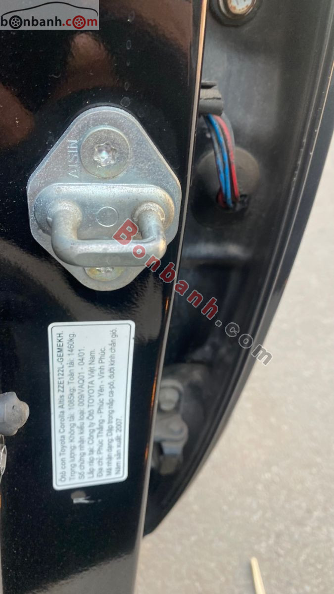 Bán ô tô Toyota Corolla altis 1.8G MT - 2007 - xe cũ