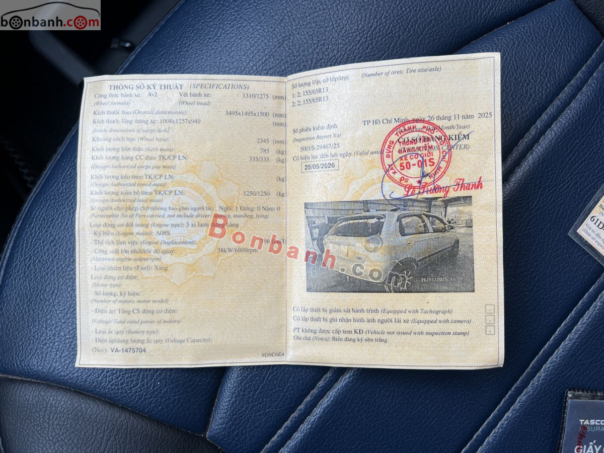 Bán ô tô Chevrolet Spark Van 0.8 MT - 2010 - xe cũ