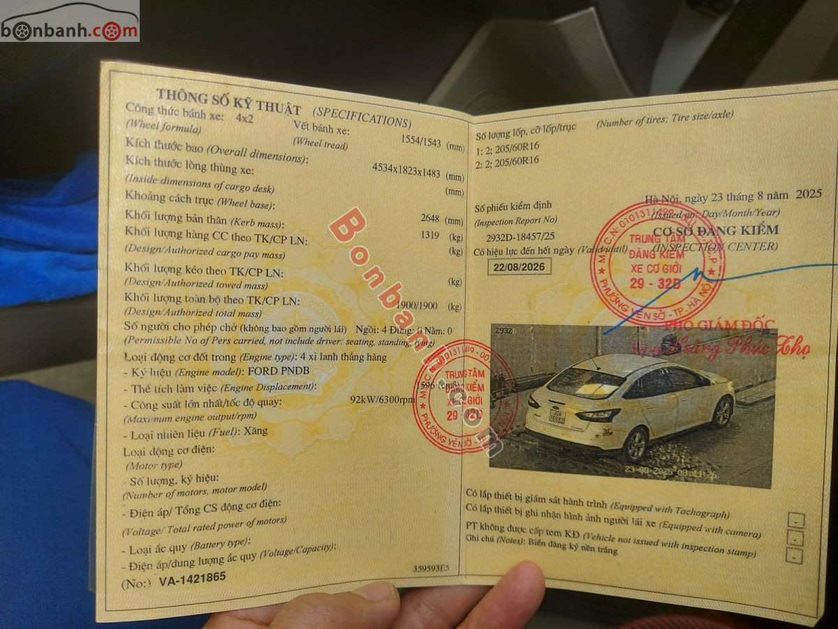 Bán ô tô Ford Focus Trend 1.6 AT - 2014 - xe cũ