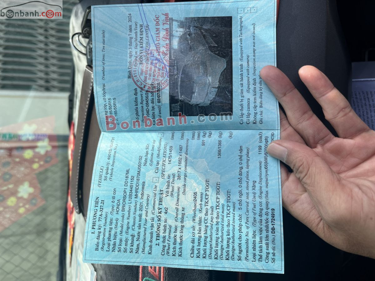 Bán ô tô Honda Brio RS - 2021 - xe cũ