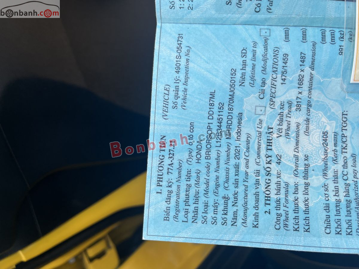 Bán ô tô Honda Brio RS - 2021 - xe cũ