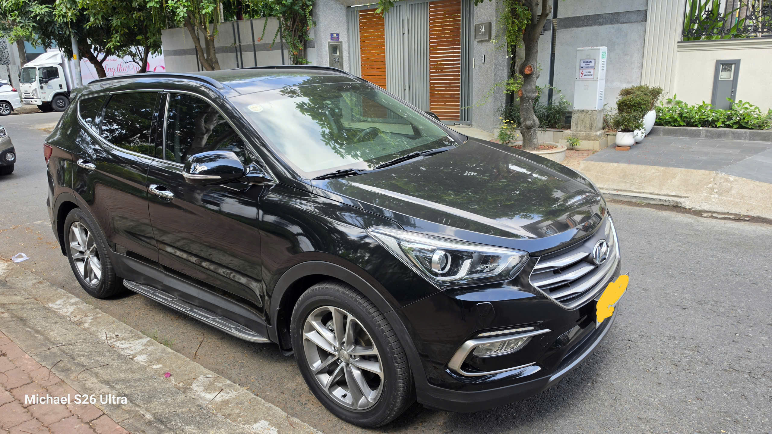 BÁN HYUNDAI SANTAFE BẢN FULL MÁY DẦU 2017